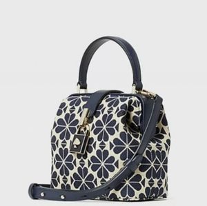 Kate Spade Flower Jacquars Remedy Top Handle Crossbody Bag